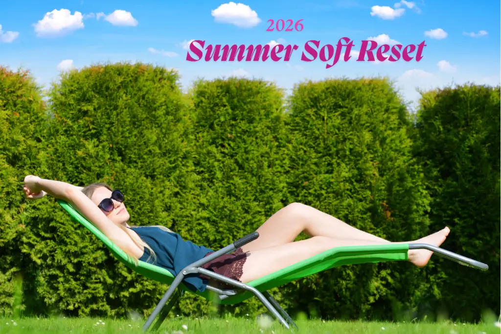 summer soft reset image for — smart thermostat, air purifier, robot vacuum, and glow routine